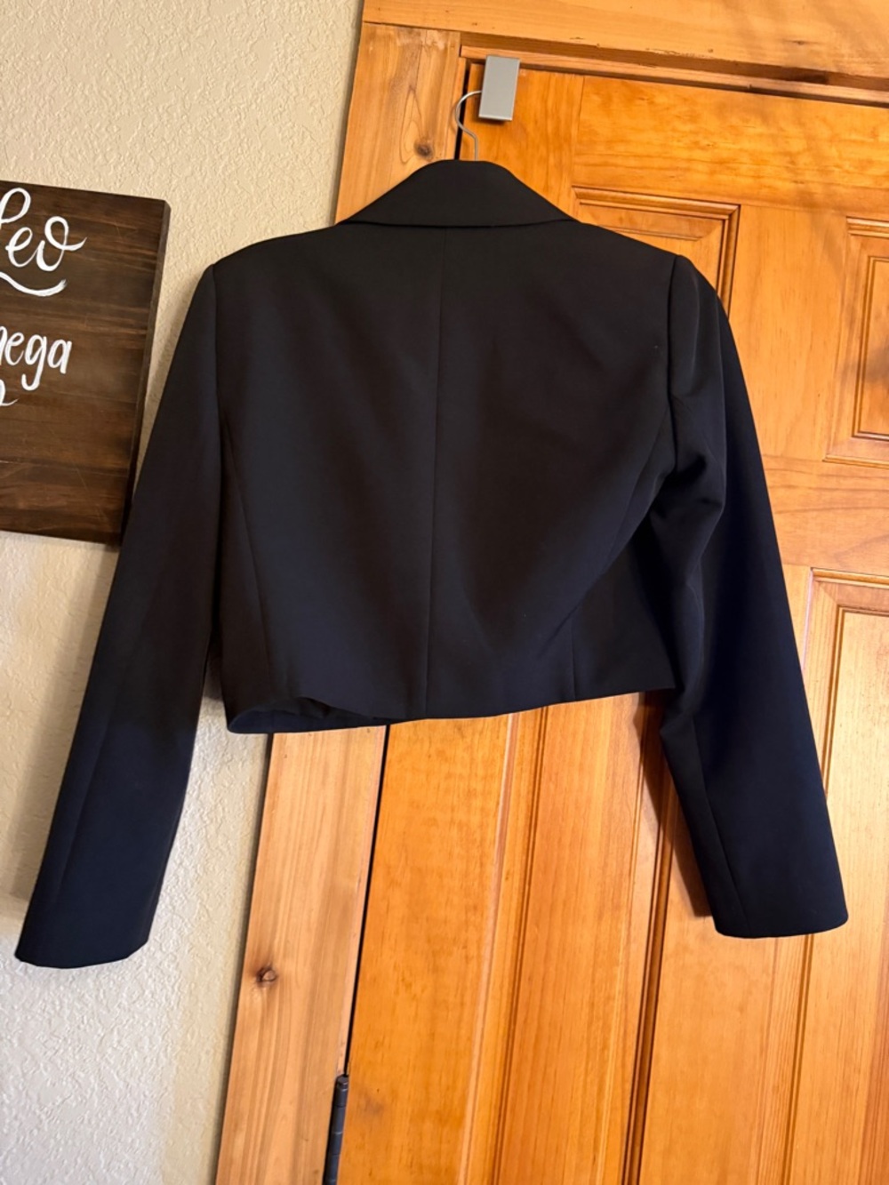 Gianni Bini Black Crop Blazer - Picture 4 of 10